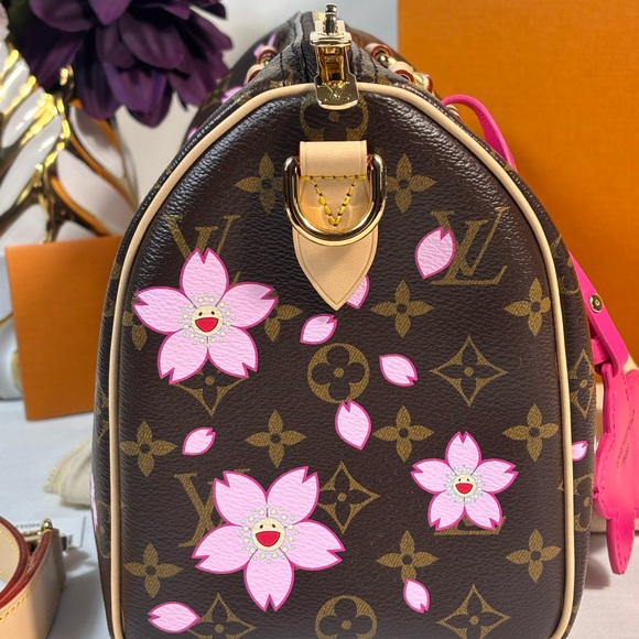 New Louis Vuitton TM Speedy Bandouliere Cherry Blossoms SOLD - Picture 7 of 16